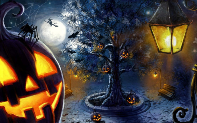 Bộ sưu tập hình nền Halloween độc đáo cho máy tính 1