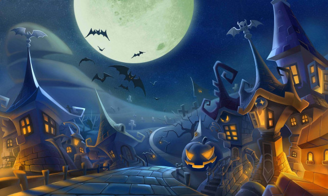 Bộ sưu tập hình nền Halloween độc đáo cho máy tính 8