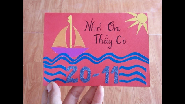 Hình ảnh những tấm thiệp đẹp nhất ngày 20/11 dành tặng thầy cô 6