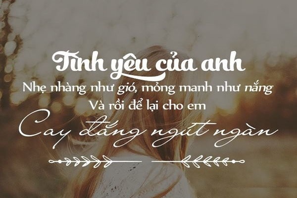 Những câu nói hay về tình yêu buồn đau khổ nhất