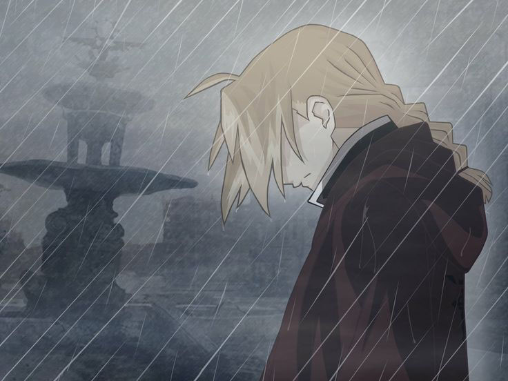 Ảnh anime mưa buồn